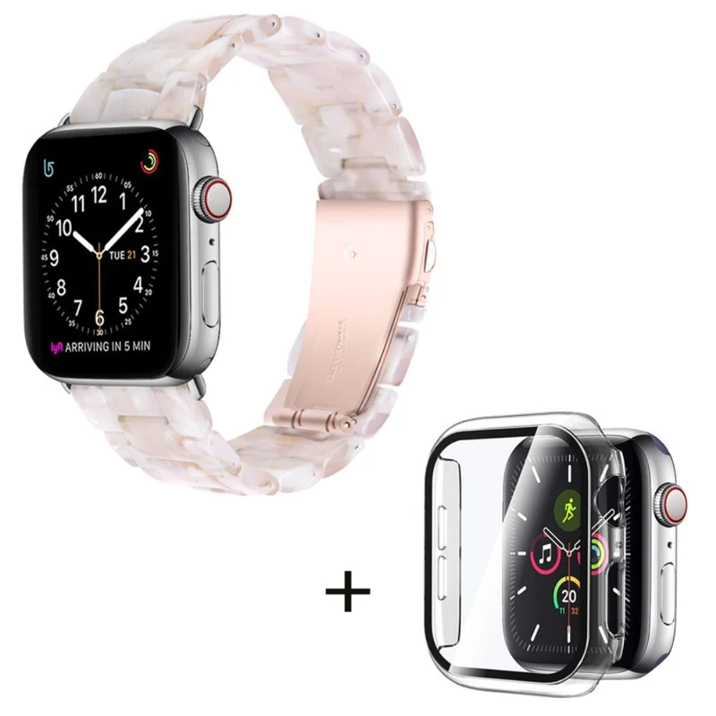Universell Apple Metall armband mit Hülle