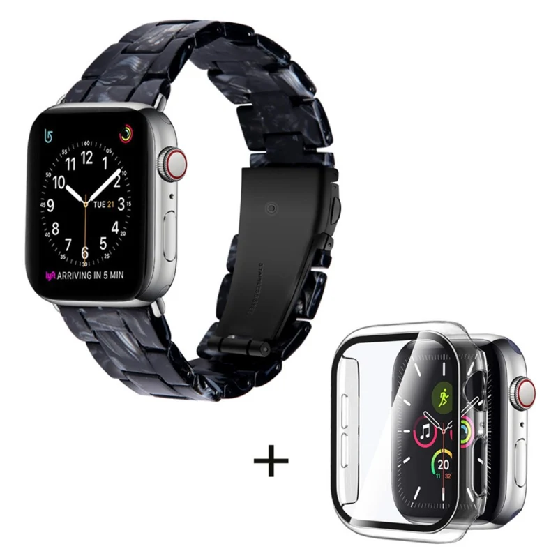 Universell Apple Metall armband mit Hülle