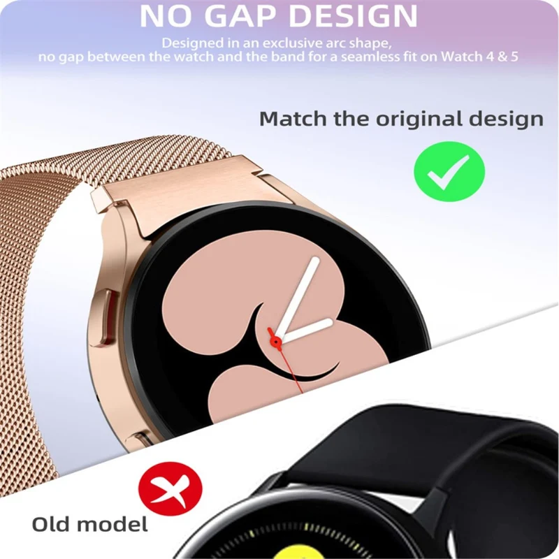 Samsung Galaxy Watch 5 Pro Metall armband mit Hülle