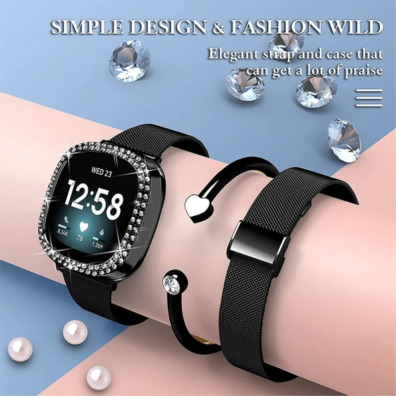 Fitbit Sense 1 / Fitbit Versa 3 Metall armband