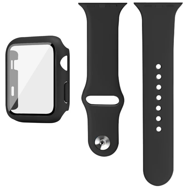 Apple Watch Series 1-3 42mm Silikon / TPU Hülle mit armband