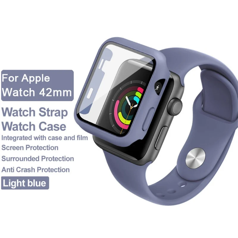 Apple Watch Series 1-3 42mm Silikon / TPU Hülle mit armband