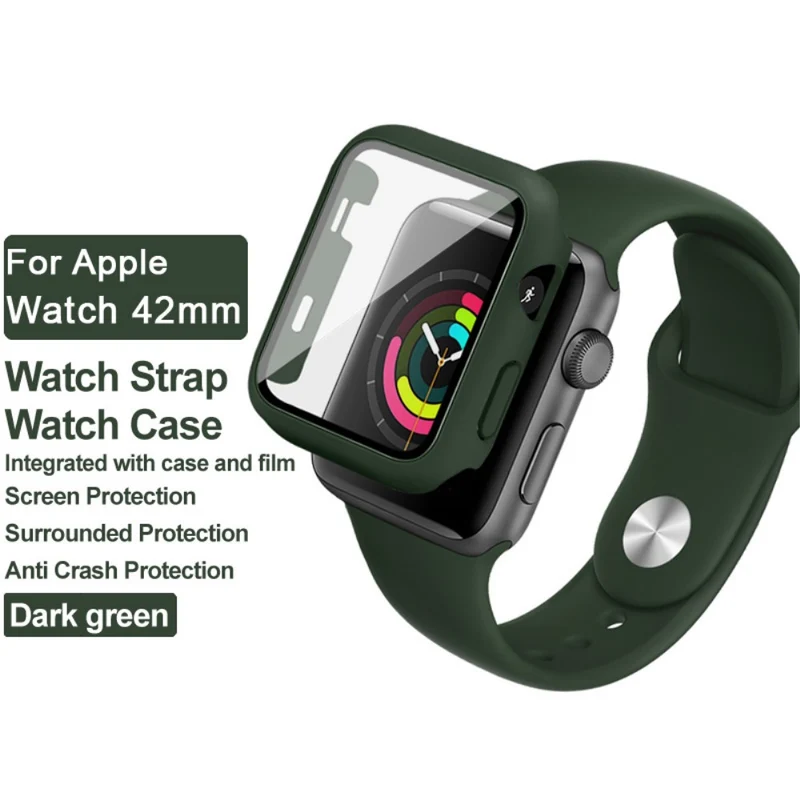 Apple Watch Series 1-3 42mm Silikon / TPU Hülle mit armband