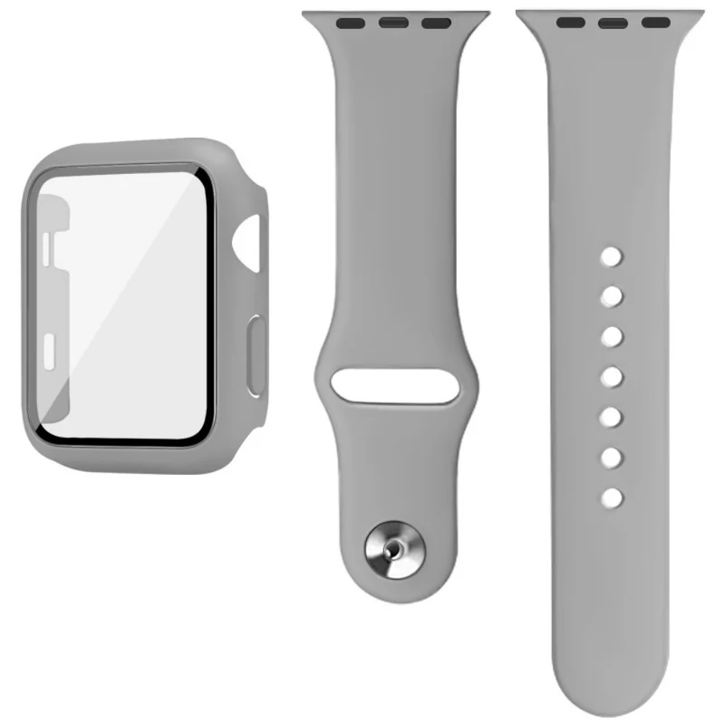 Apple Watch Series 1-3 42mm Silikon / TPU Hülle mit armband