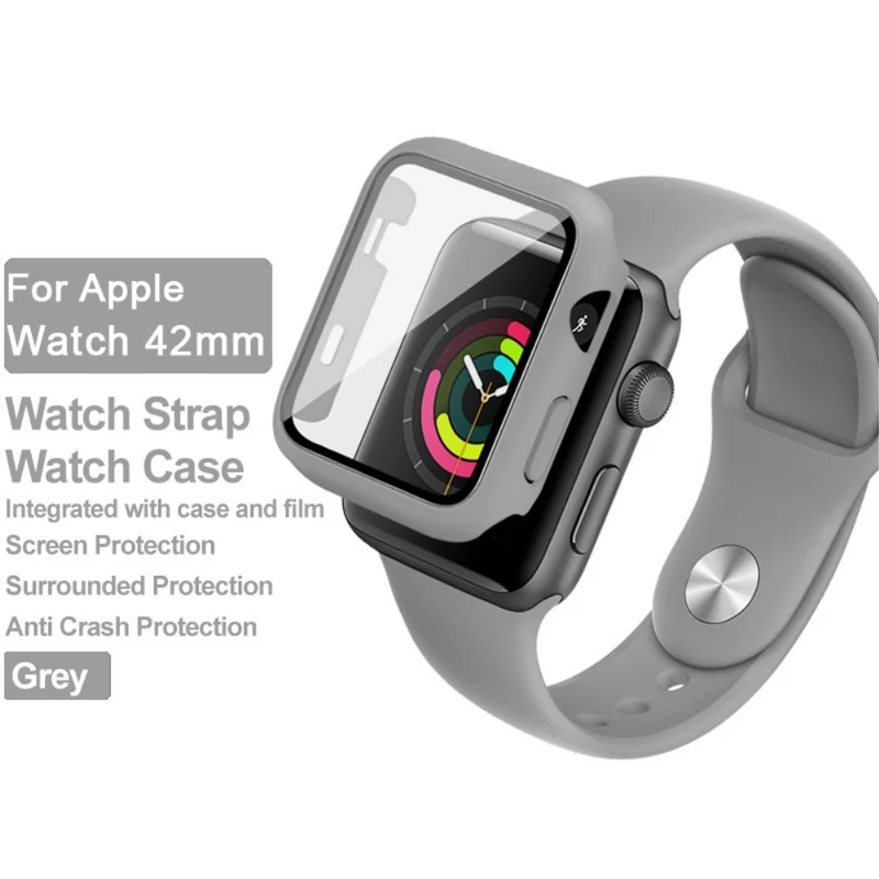 Apple Watch Series 1-3 42mm Silikon / TPU Hülle mit armband
