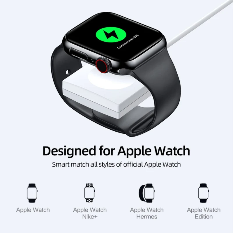 1m Plastik Apple Smartwatch Magnetisch USB Ladestationskabel