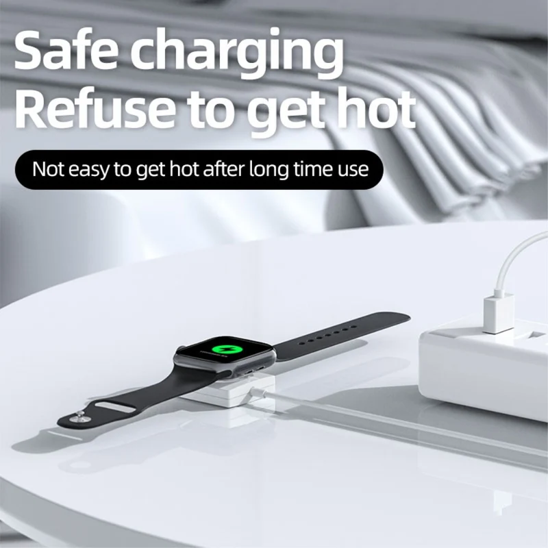 1m Plastik Apple Smartwatch Magnetisch USB Ladestationskabel