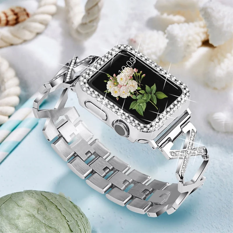 Apple Watch Series 7 45mm Metall Hülle mit armband