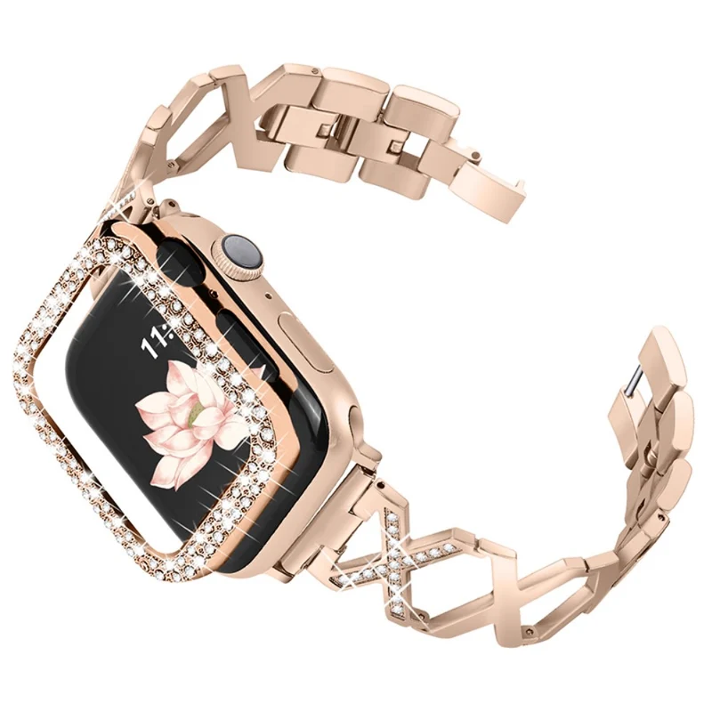 Apple Watch Series 7 45mm Metall Hülle mit armband