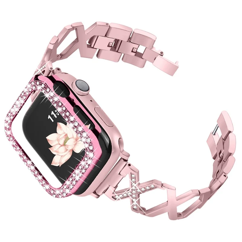 Apple Watch Series 7 45mm Metall Hülle mit armband
