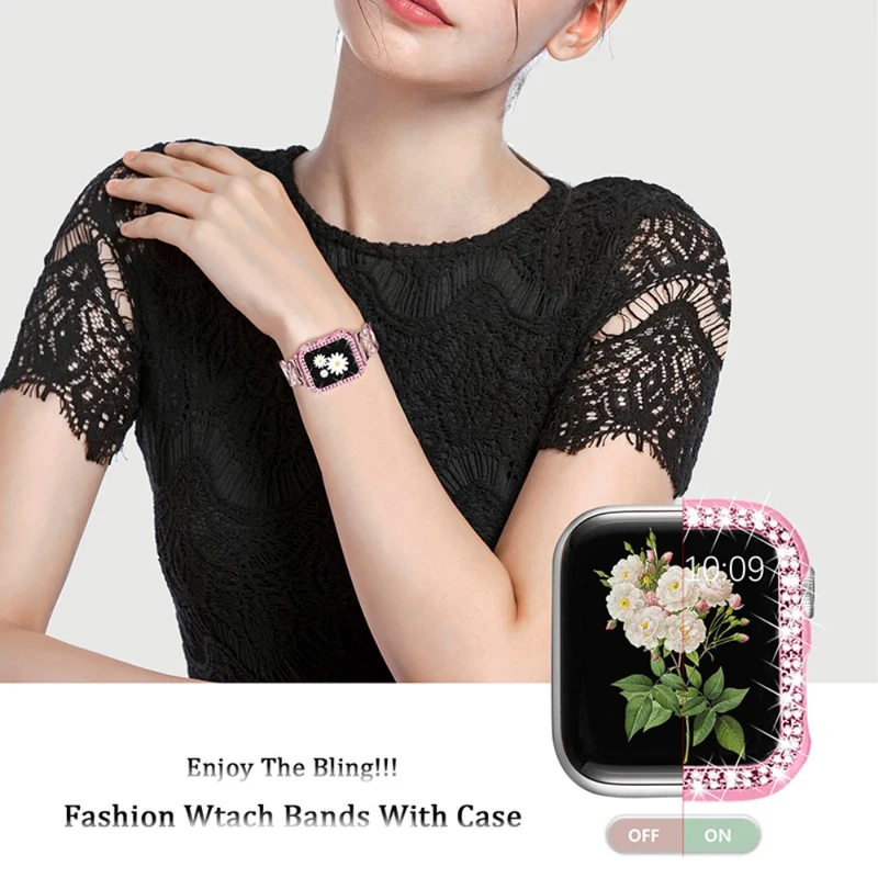 Apple Watch Series 7 45mm Metall Hülle mit armband