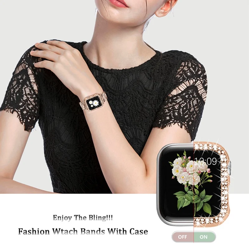 Apple Watch Series 7 45mm Metall Hülle mit armband