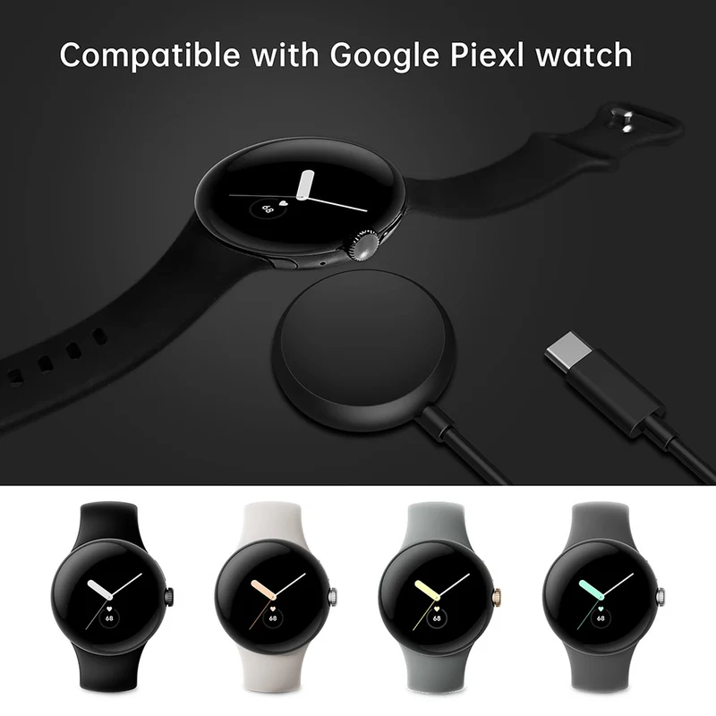1m Plastik Google Pixel Watch Magnetisch Type-C Ladestation
