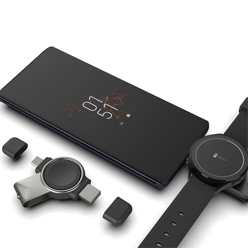Plastik Samsung Smartwatch Drahtlos Magnetisch USB Type-C Ladestation