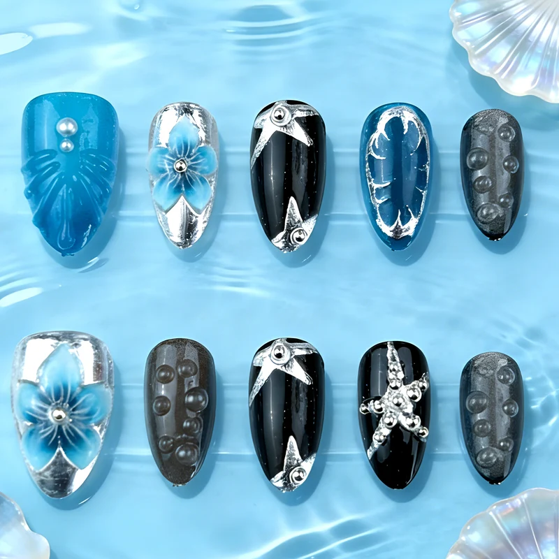 Dekorative Kunst Polish Press-On Nail Set
