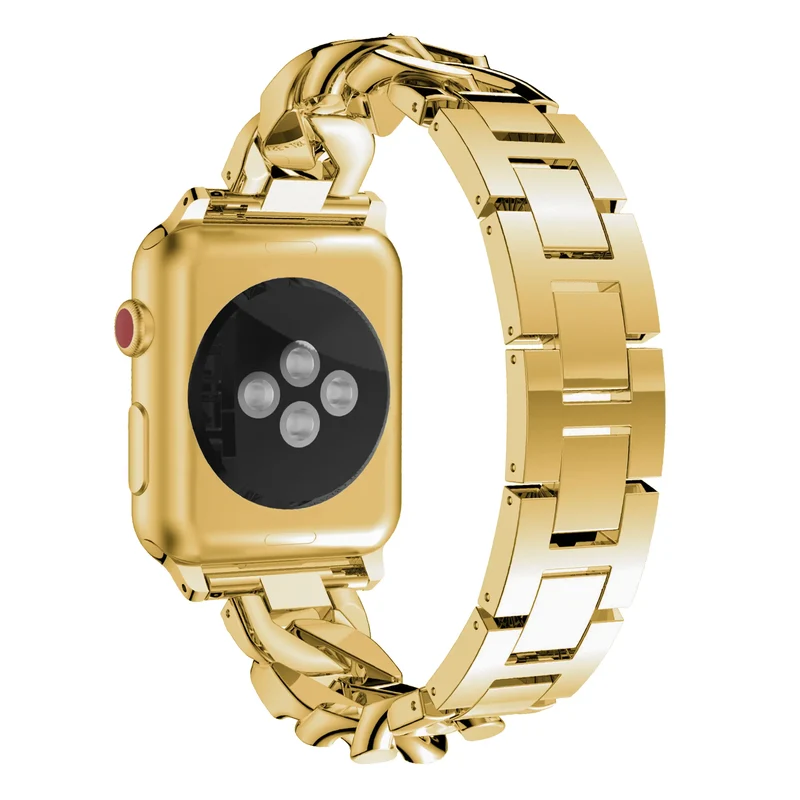 Bandz Apple Watch Chain Diamond Armband (Gold)