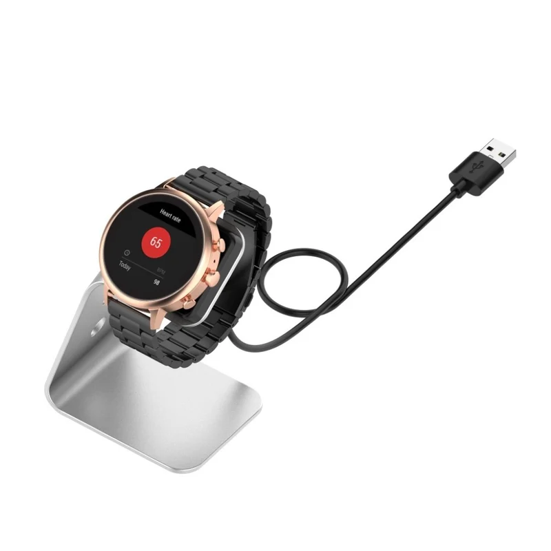 Metall Fossil Gen 5 Garrett HR Ladestation