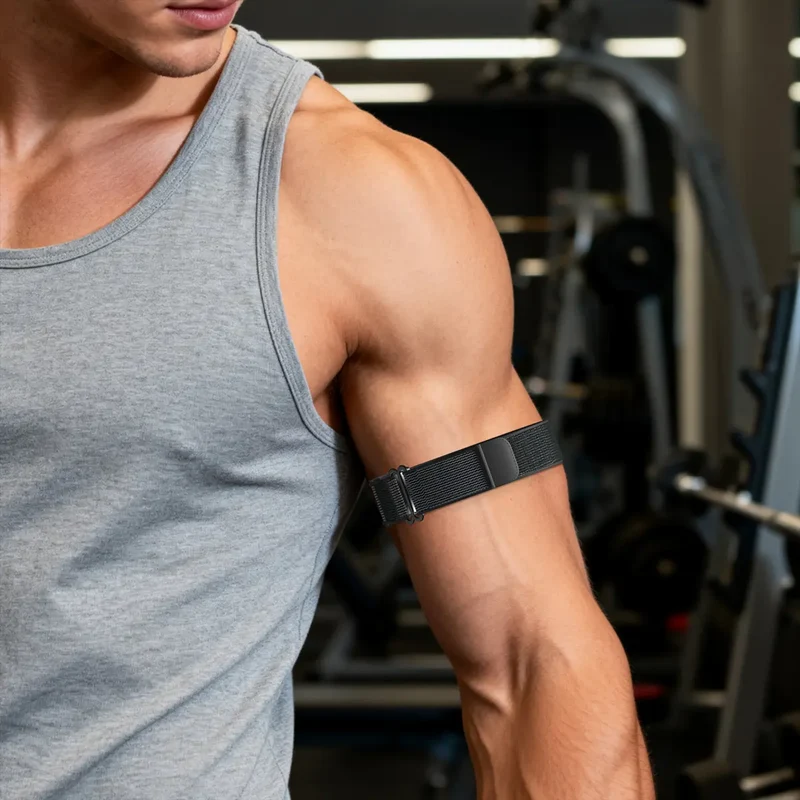Amazfit Helio Strap Biceps Nylon Armband (Armeegrün)