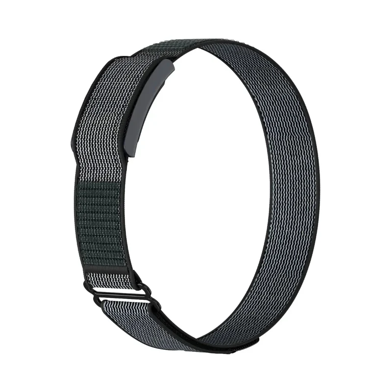 Amazfit Helio Strap Biceps Nylon Armband (Schwarz/Grau)