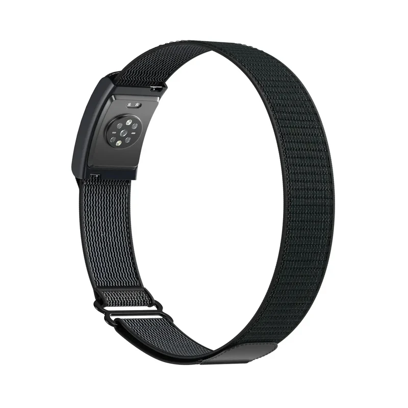 Amazfit Helio Strap Biceps Nylon Armband (Schwarz/Grau)