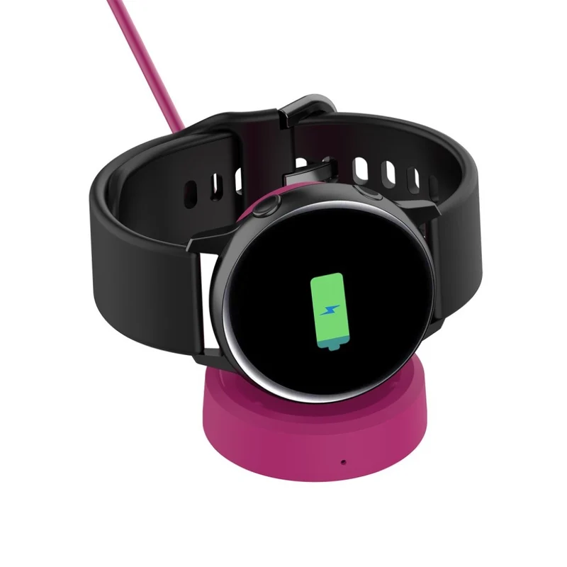Plastik Samsung Galaxy Watch Active Drahtlos USB Ladestation