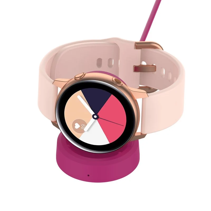 Plastik Samsung Galaxy Watch Active Drahtlos USB Ladestation