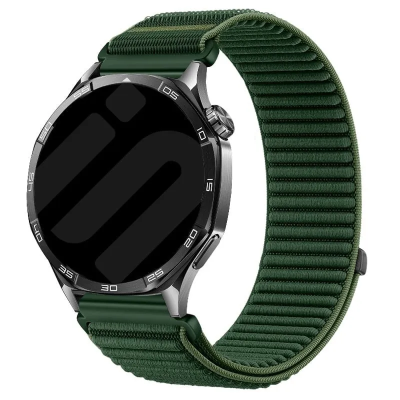 Oppo Watch X3 Wave Nylonarmband (Dunkelgrün)