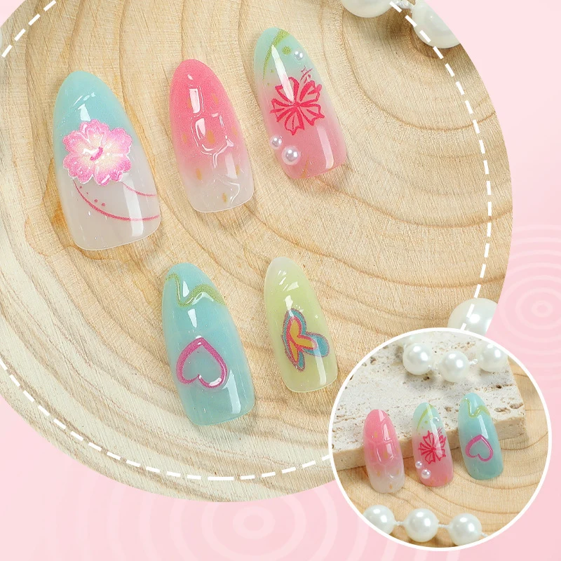 Kreatives Press-On Nagelkunst Set