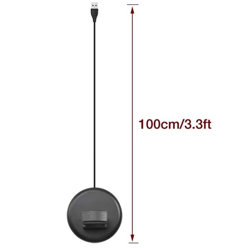 1m Plastik Fitbit Versa 3 / Fitbit Sense 1 USB Ladestation