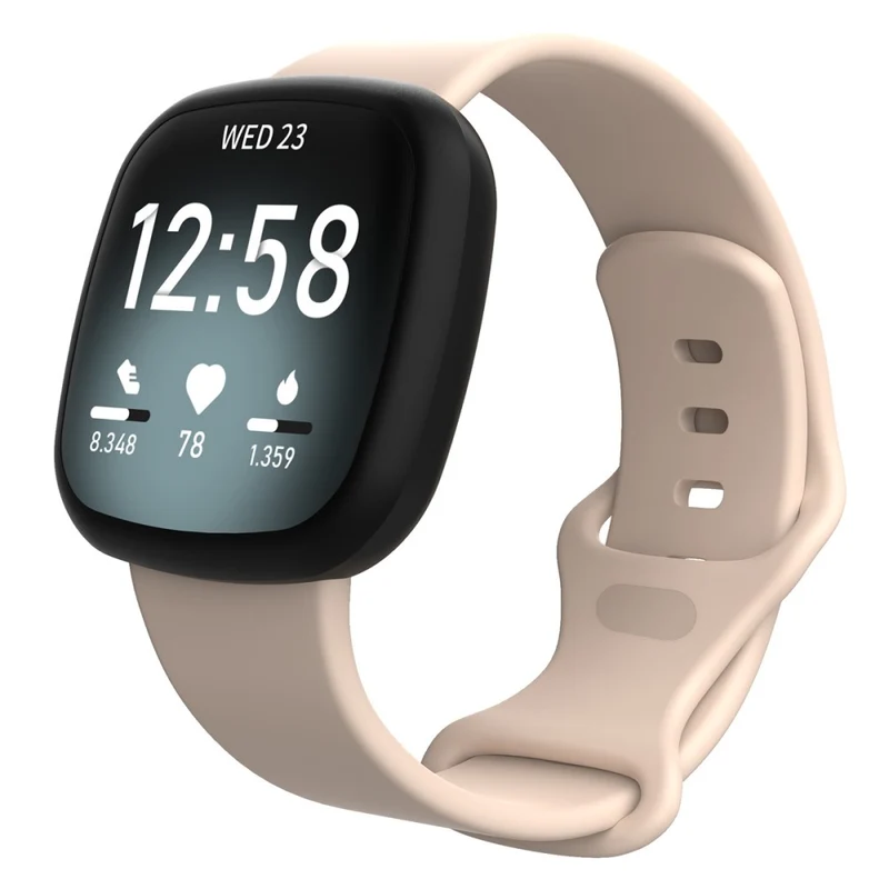 Auffallend schön Universell Fitbit Silikon / TPU armband - Größe: L