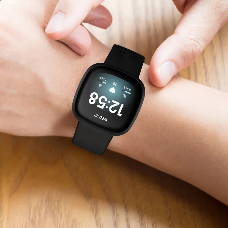 Auffallend schön Universell Fitbit Silikon / TPU armband - Größe: L