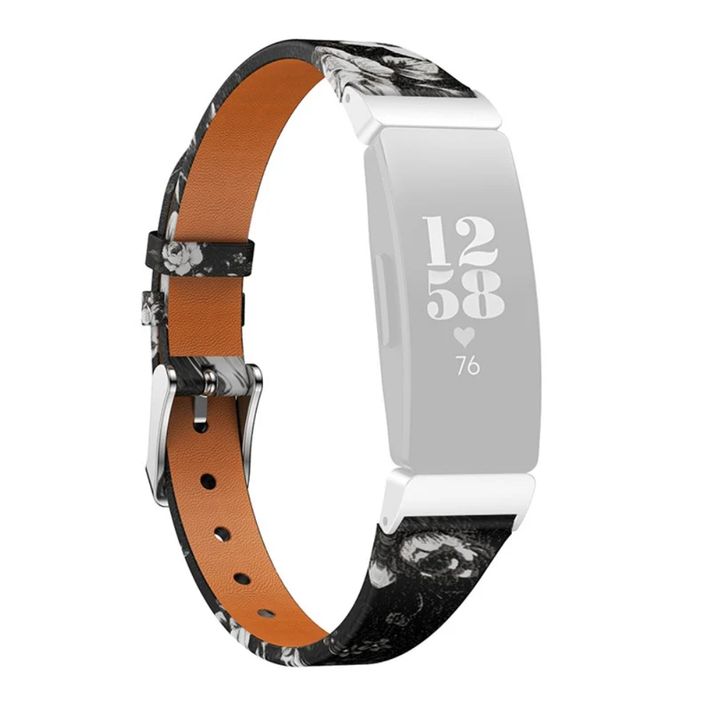 Stark Fitbit Ace 2 / Fitbit Inspire Echtes Leder armband