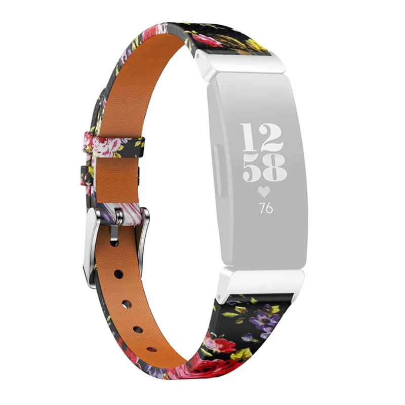 Stark Fitbit Ace 2 / Fitbit Inspire Echtes Leder armband