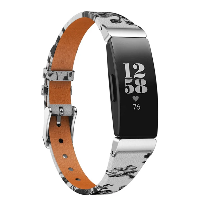 Stark Fitbit Ace 2 / Fitbit Inspire Echtes Leder armband