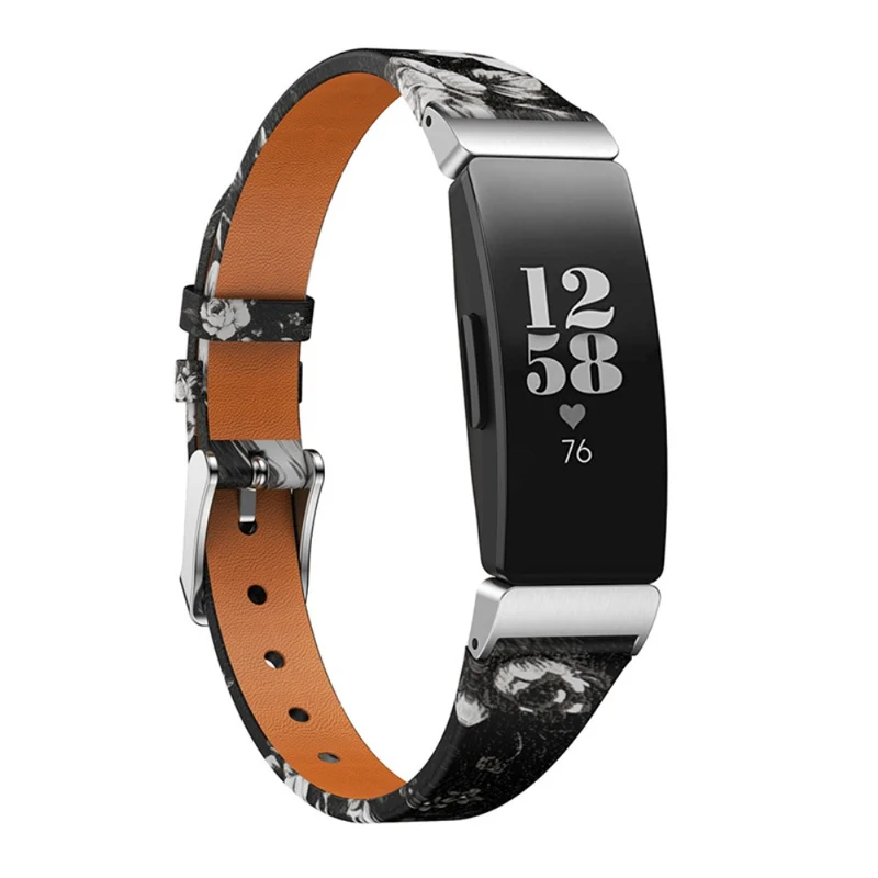 Stark Fitbit Ace 2 / Fitbit Inspire Echtes Leder armband