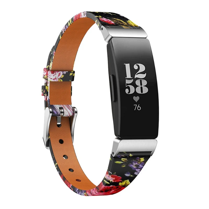 Stark Fitbit Ace 2 / Fitbit Inspire Echtes Leder armband