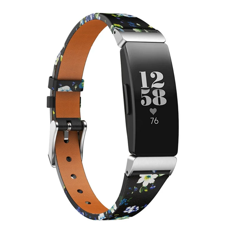 Stark Fitbit Ace 2 / Fitbit Inspire Echtes Leder armband