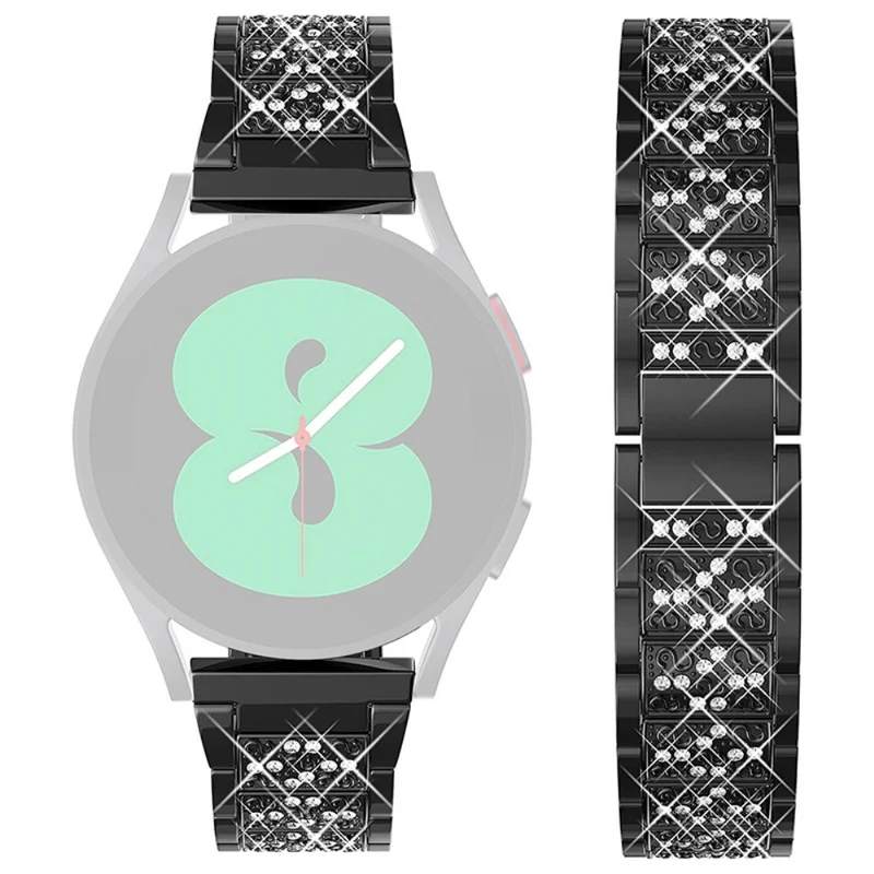 Schön Universell Metall und Strass armband
