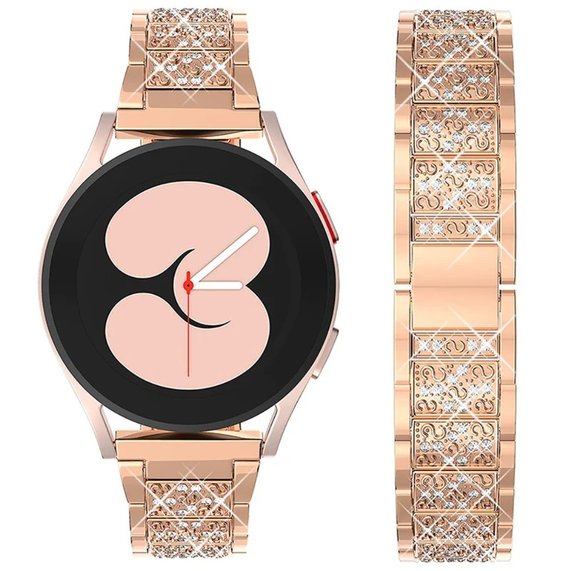 Schön Universell Metall und Strass armband