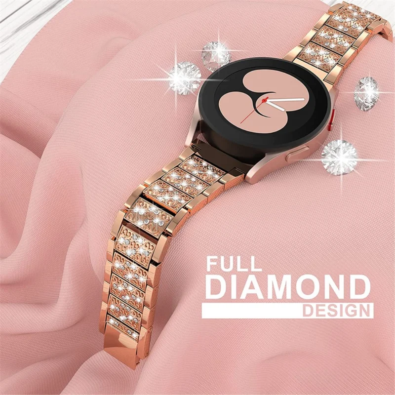 Schön Universell Metall und Strass armband