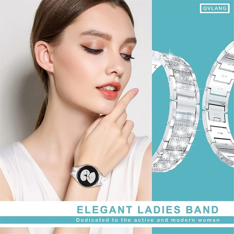 Schön Universell Metall und Strass armband