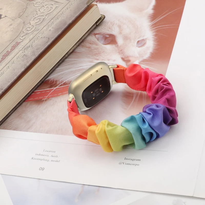 Auffallend schön Universell Fitbit Textil / Nylon armband