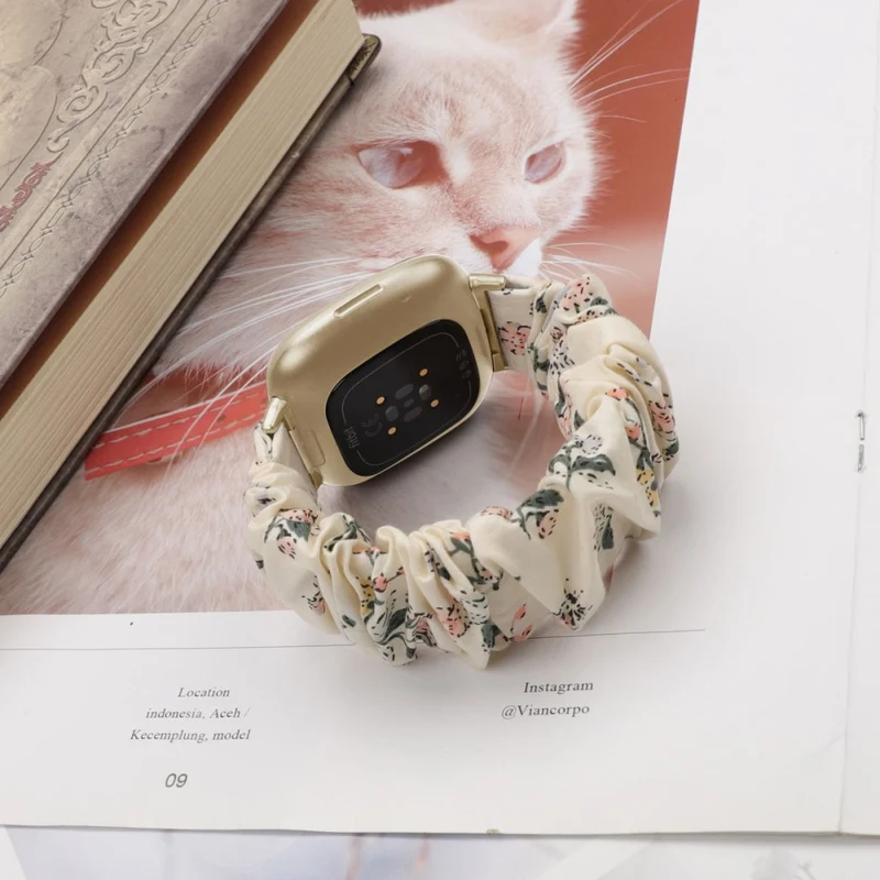 Auffallend schön Universell Fitbit Textil / Nylon armband