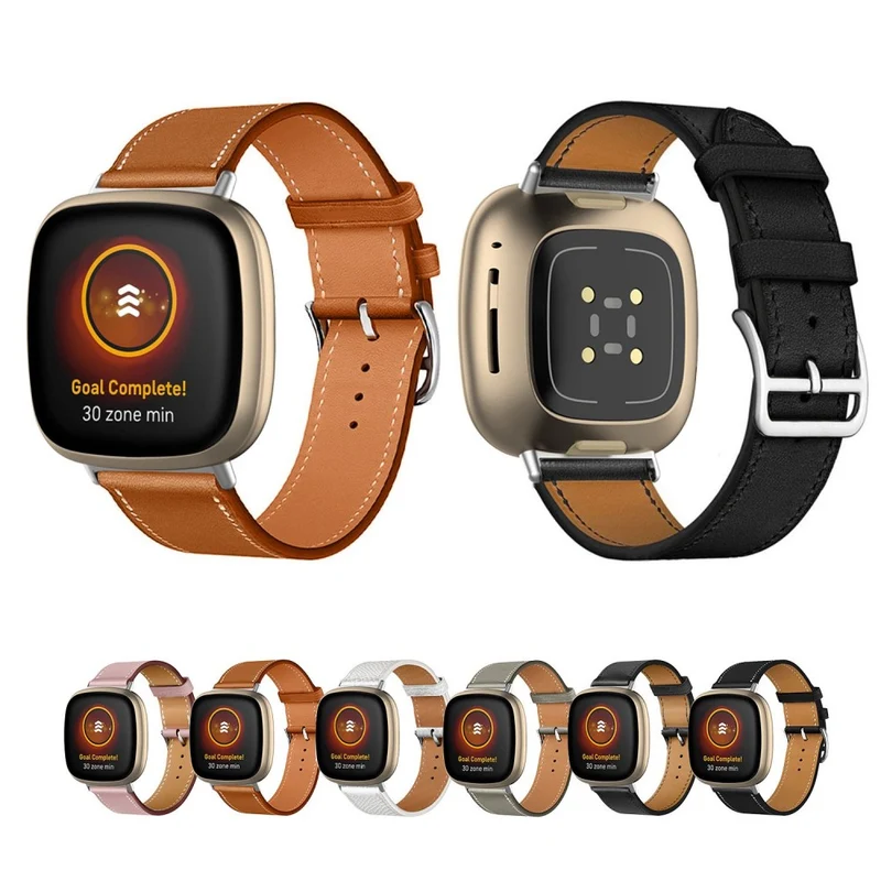 Süß Universell Fitbit Echtes Leder armband