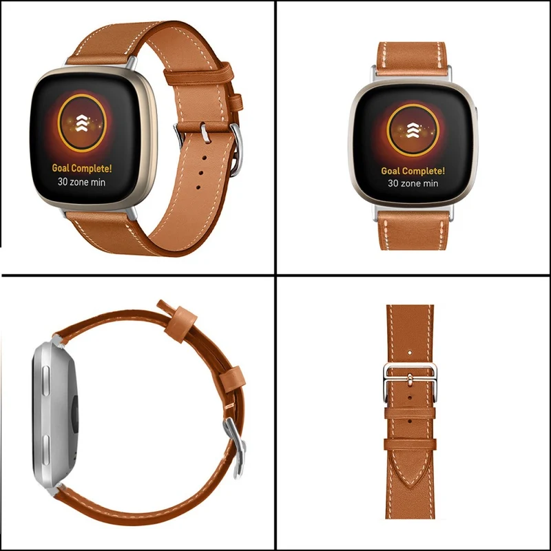 Süß Universell Fitbit Echtes Leder armband