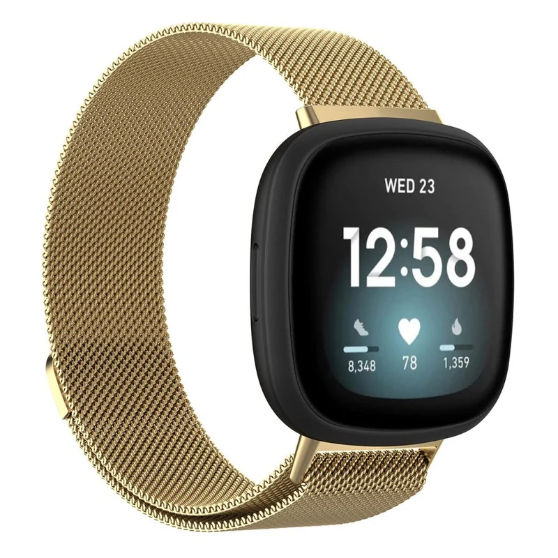 Unglaublich cool Universell Fitbit Metall armband - Größe: L