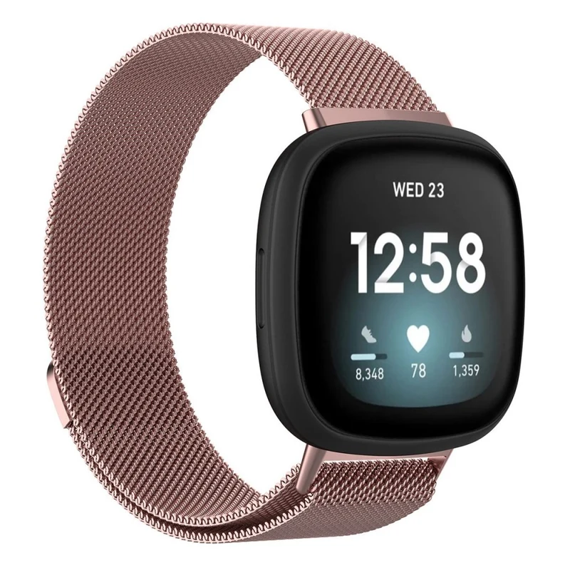 Unglaublich cool Universell Fitbit Metall armband - Größe: L