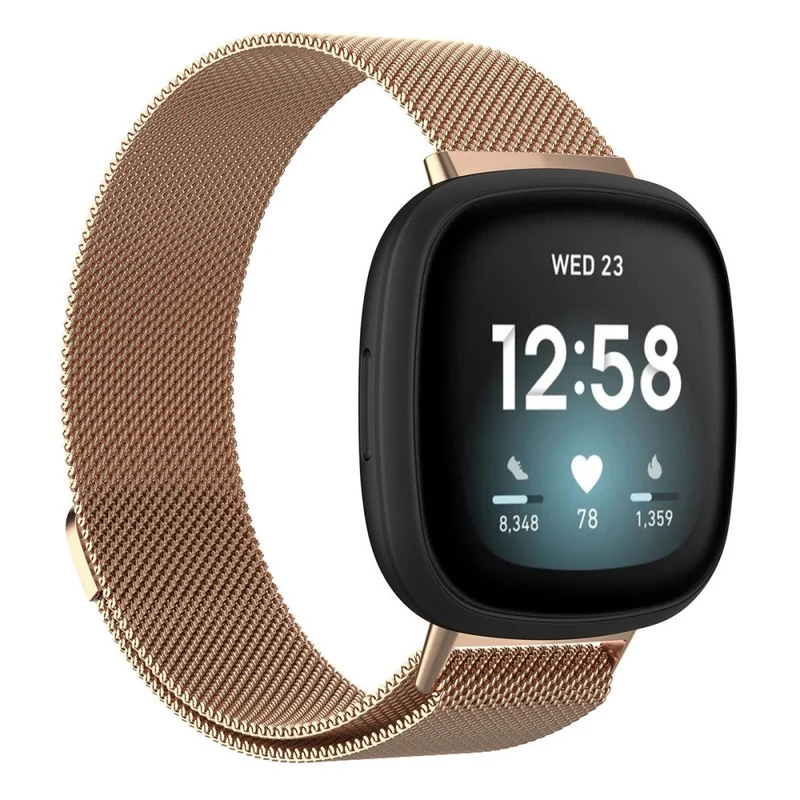 Unglaublich cool Universell Fitbit Metall armband - Größe: L