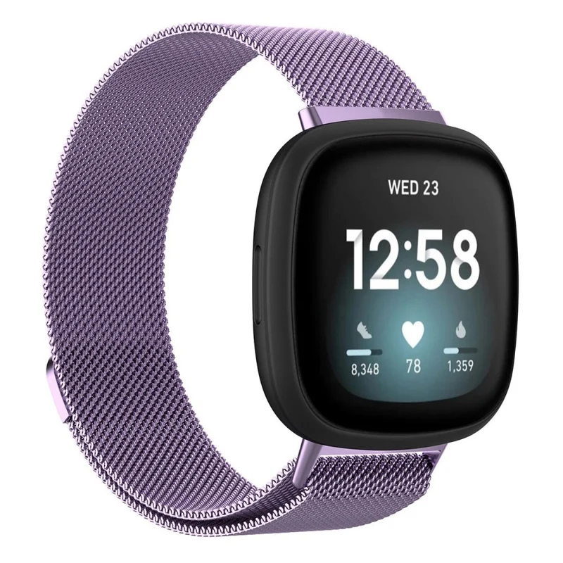 Unglaublich cool Universell Fitbit Metall armband - Größe: L