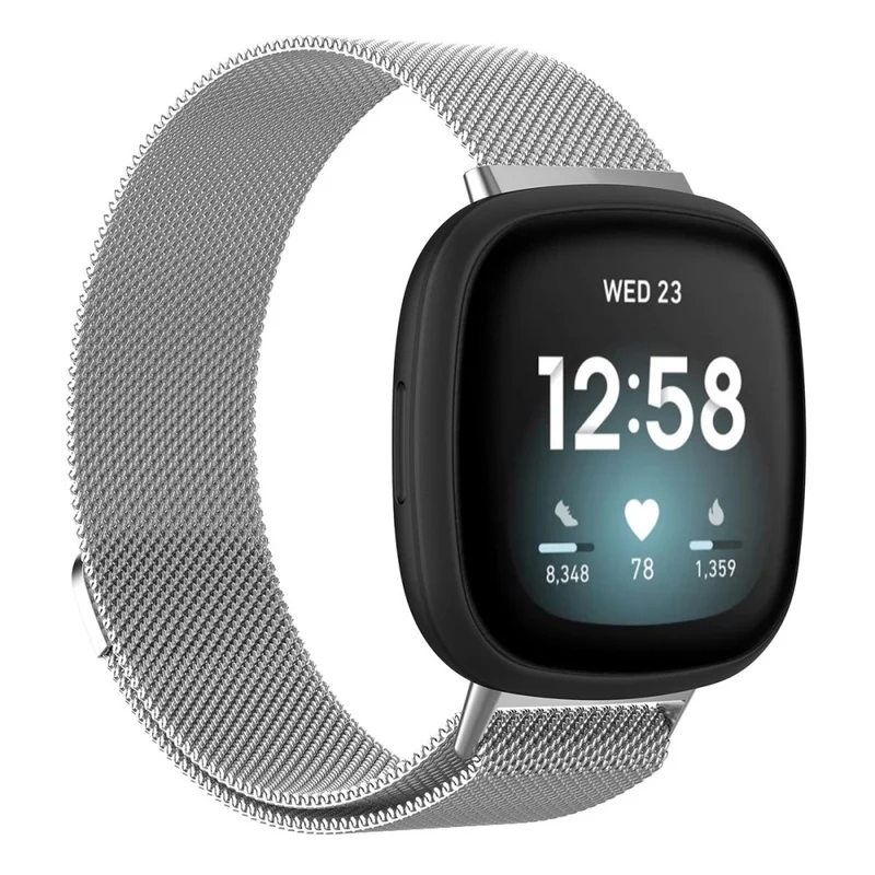 Unglaublich cool Universell Fitbit Metall armband - Größe: L